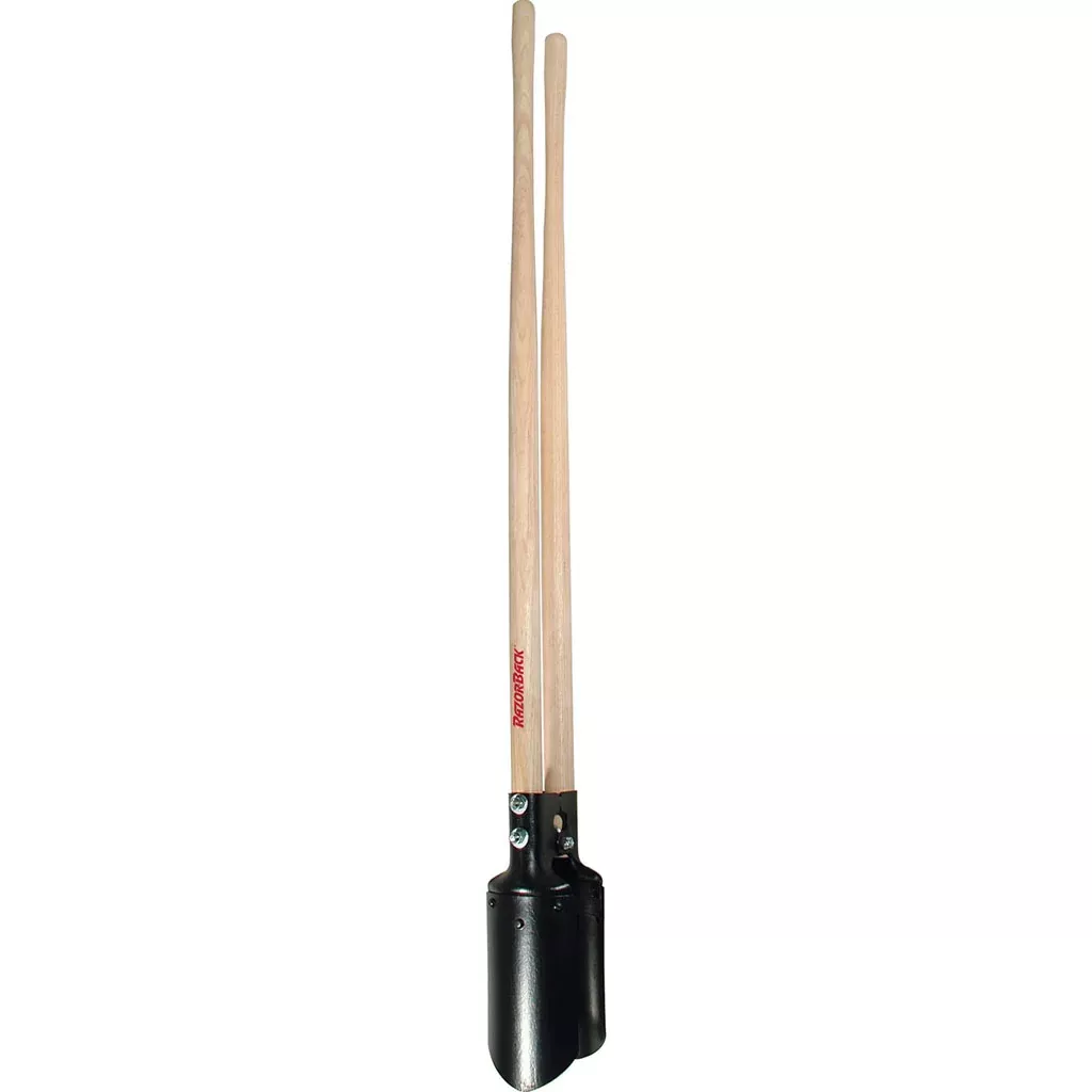 Razor-Back Atlas Pattern Post Hole Digger Wood Handle 58 in