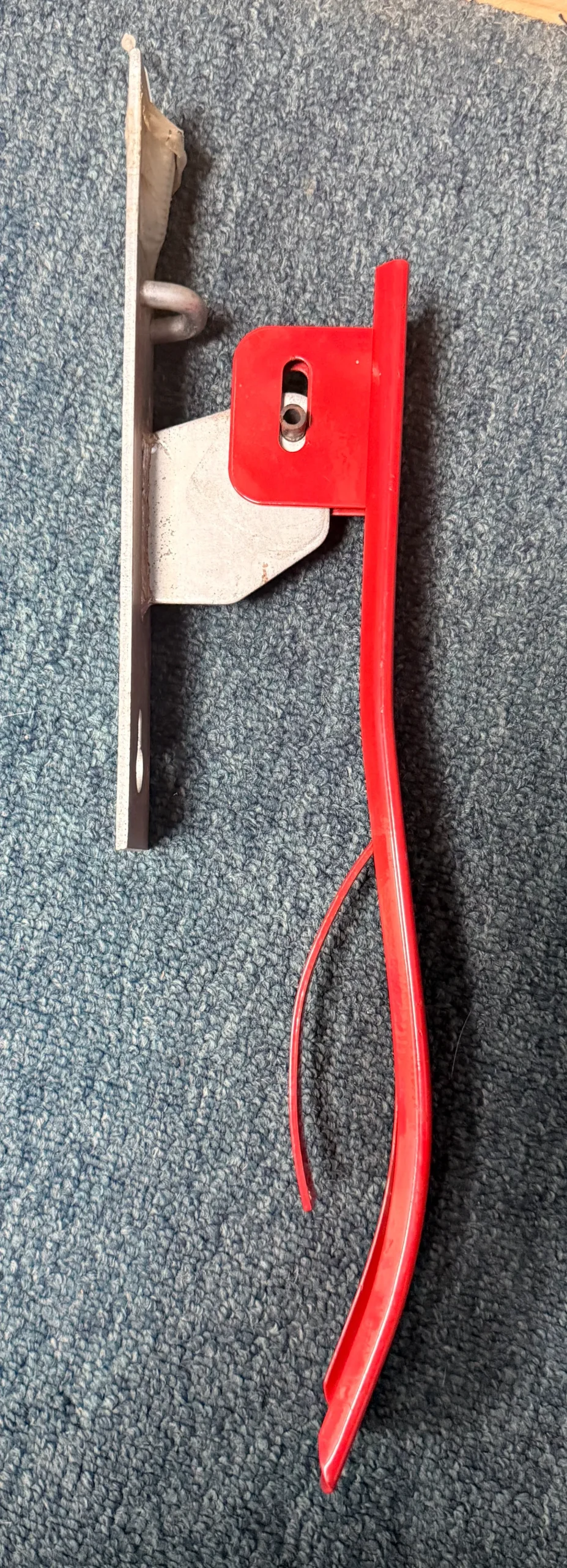 Red Saddle holder for wall