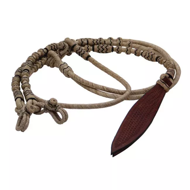 Reins Natural Romel Black Accent Popper