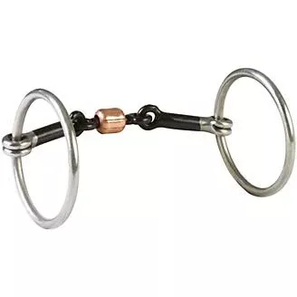 Reinsman Heavy 3 Piece Copper Roller Loose Ring Snaffle
