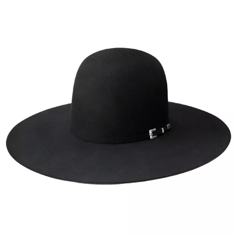 Resistol 20X Black Gold Open Crown Felt Hat