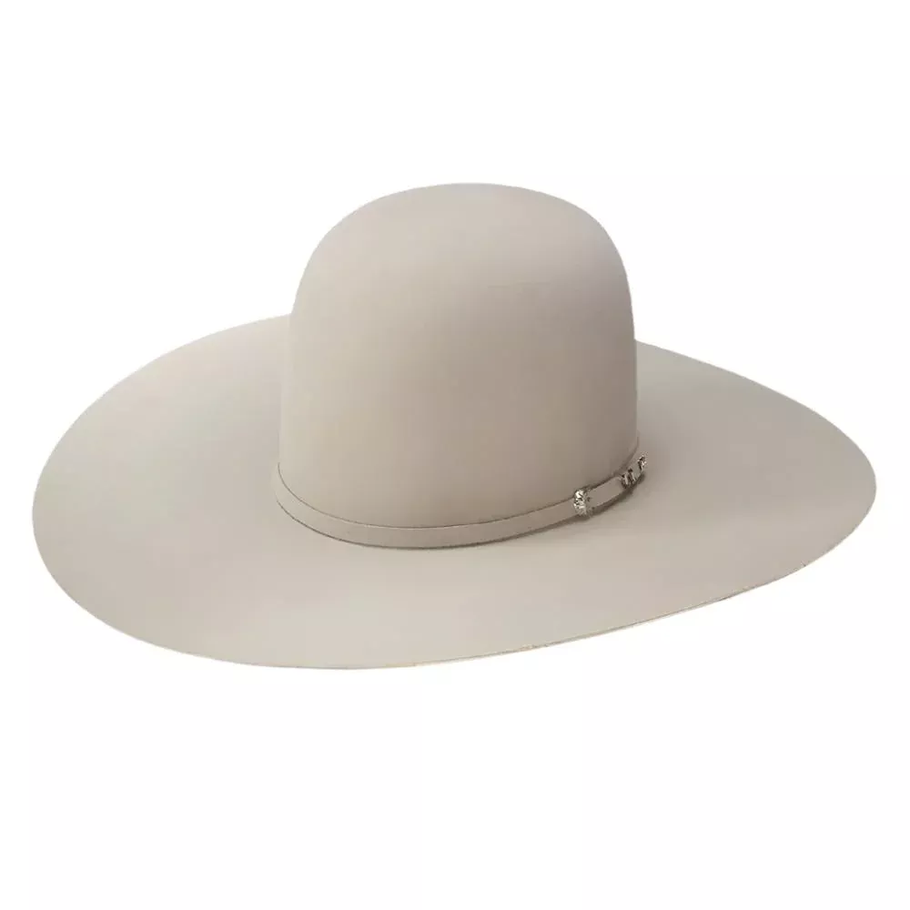 Resistol Arena 40X Open Crown Silverbelly Felt Hat