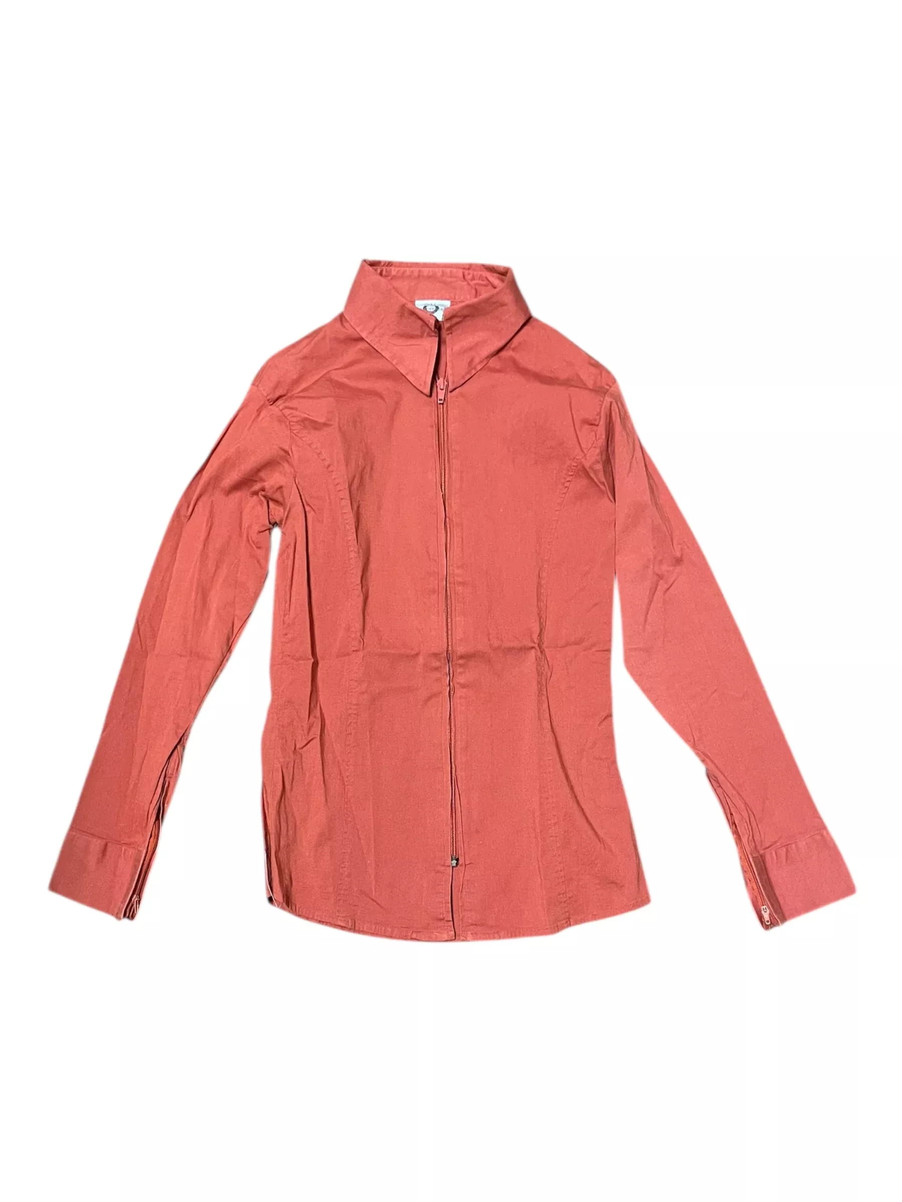 RHC Zip Western Shirt - Salmon - 1X - USED