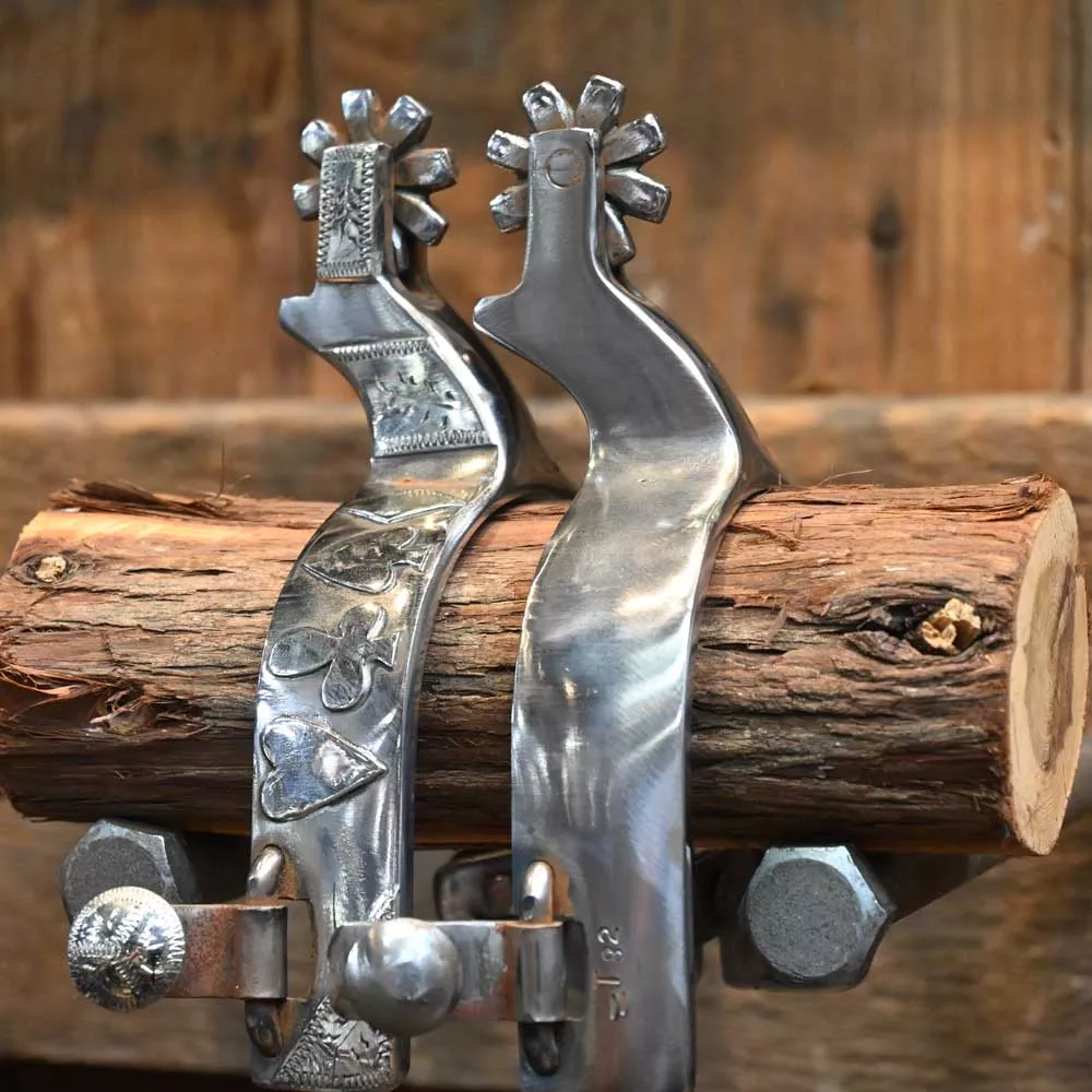 Ricky Trammell Deck of Cards Spurs 8 pt Rowels