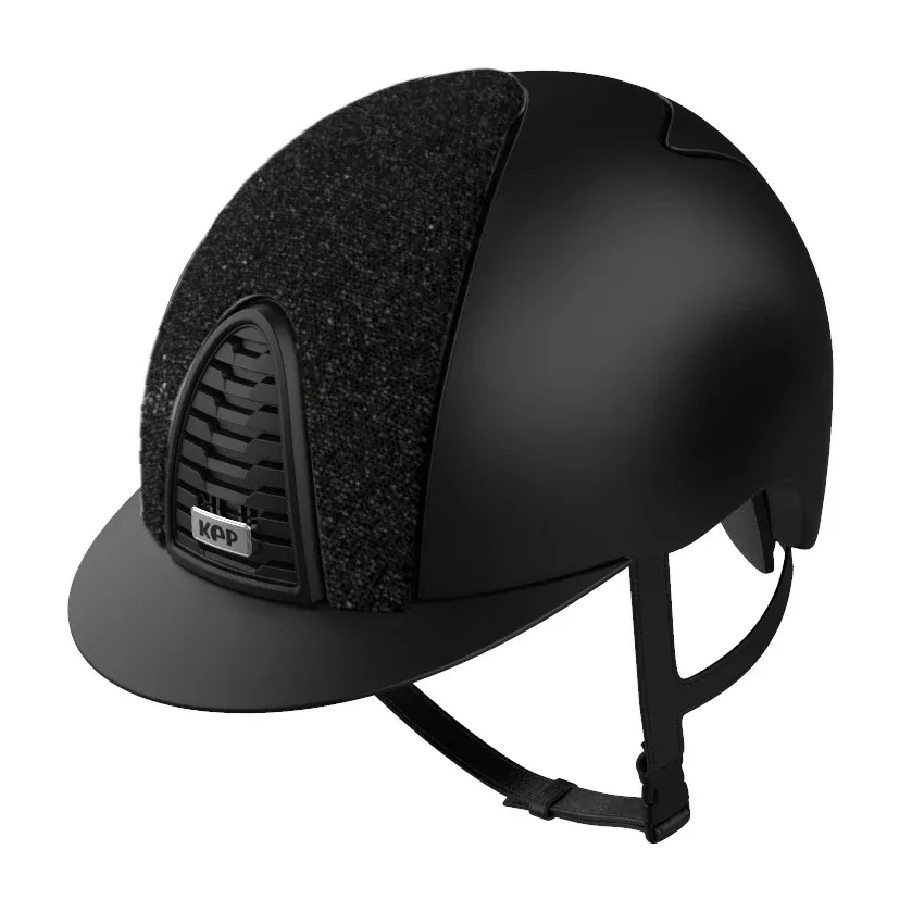 Riding Helmet Cromo 2.0 Textile Black with Glitter Insert