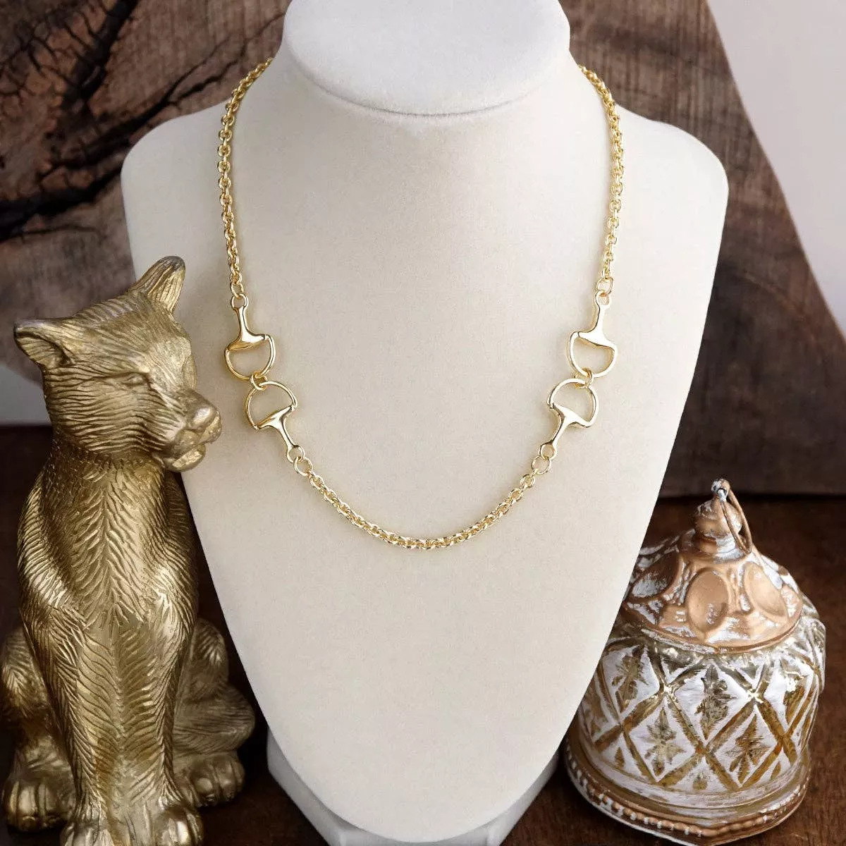 Riding Line – Horse Bit Cable Chain Necklace