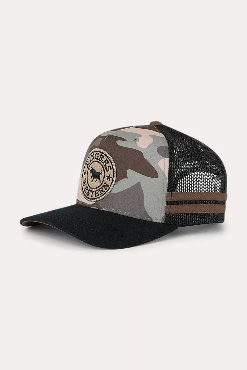 Ringers Western Hard Find Camo McCoy Trucker Cap