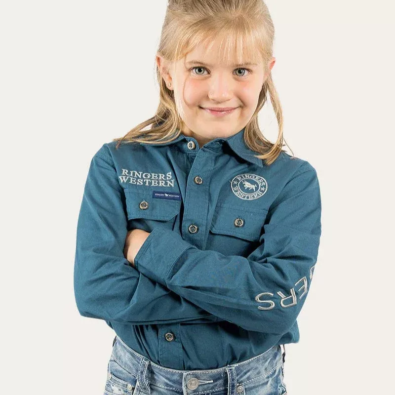 Ringers Western Kids Jackaroo Full Button Work Shirt