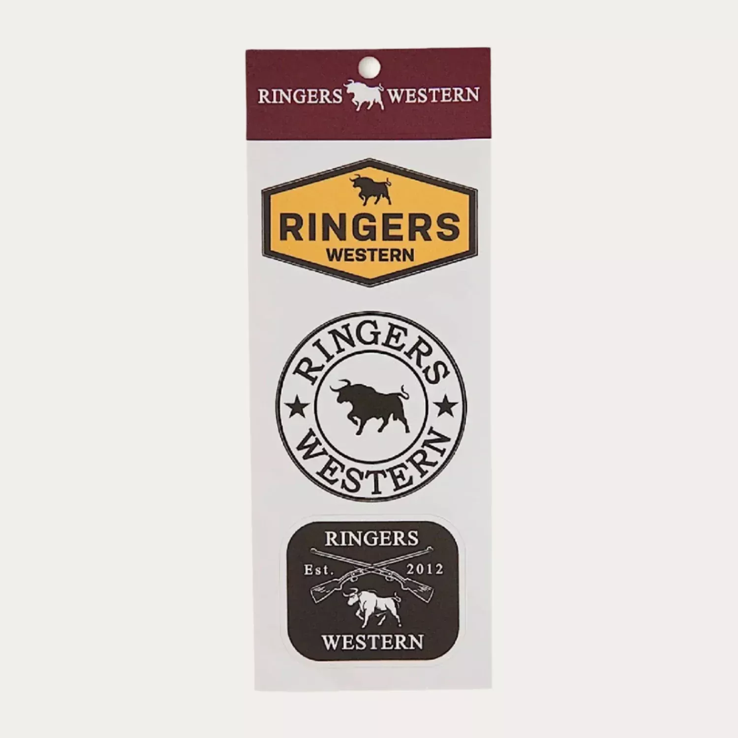 Ringers Western Logo Sticker 3 Pack