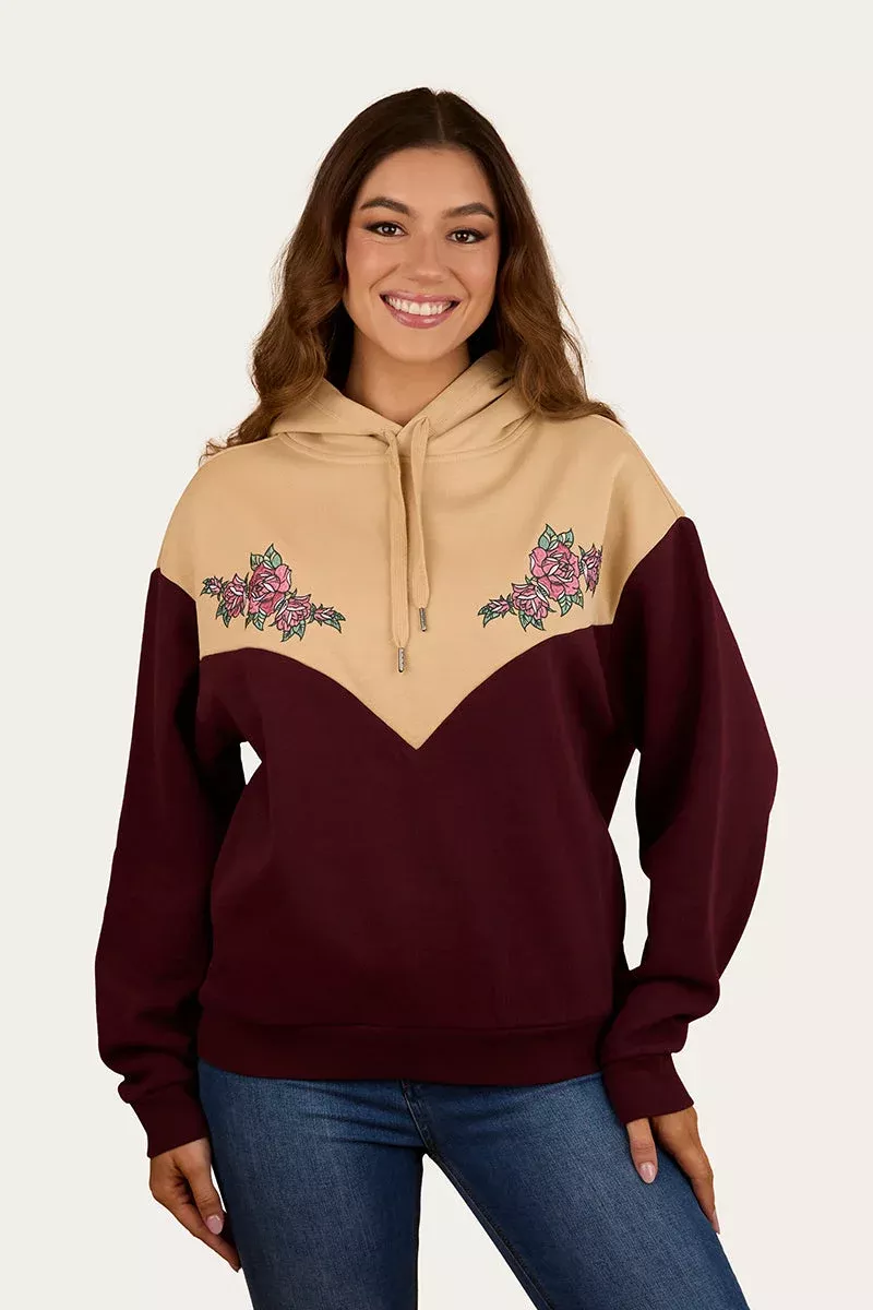 Ringers Western Rosey Womens Oversized Pullover Hoodie