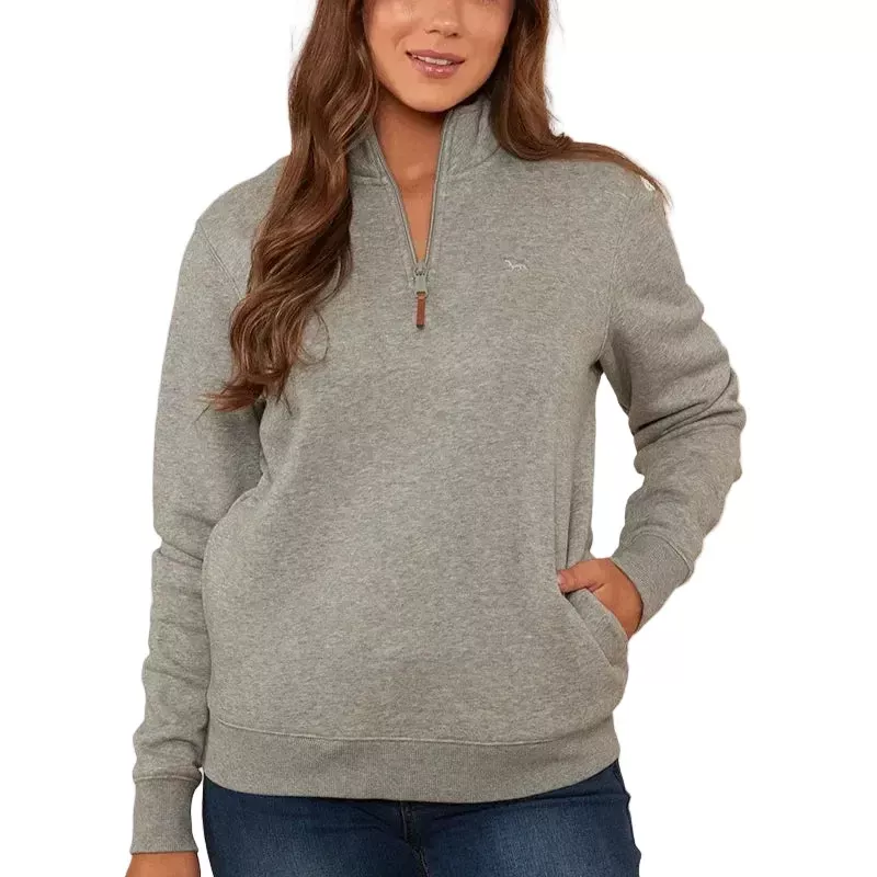 Ringers Western Womens Peninsula Quarter Zip Crew Sweater