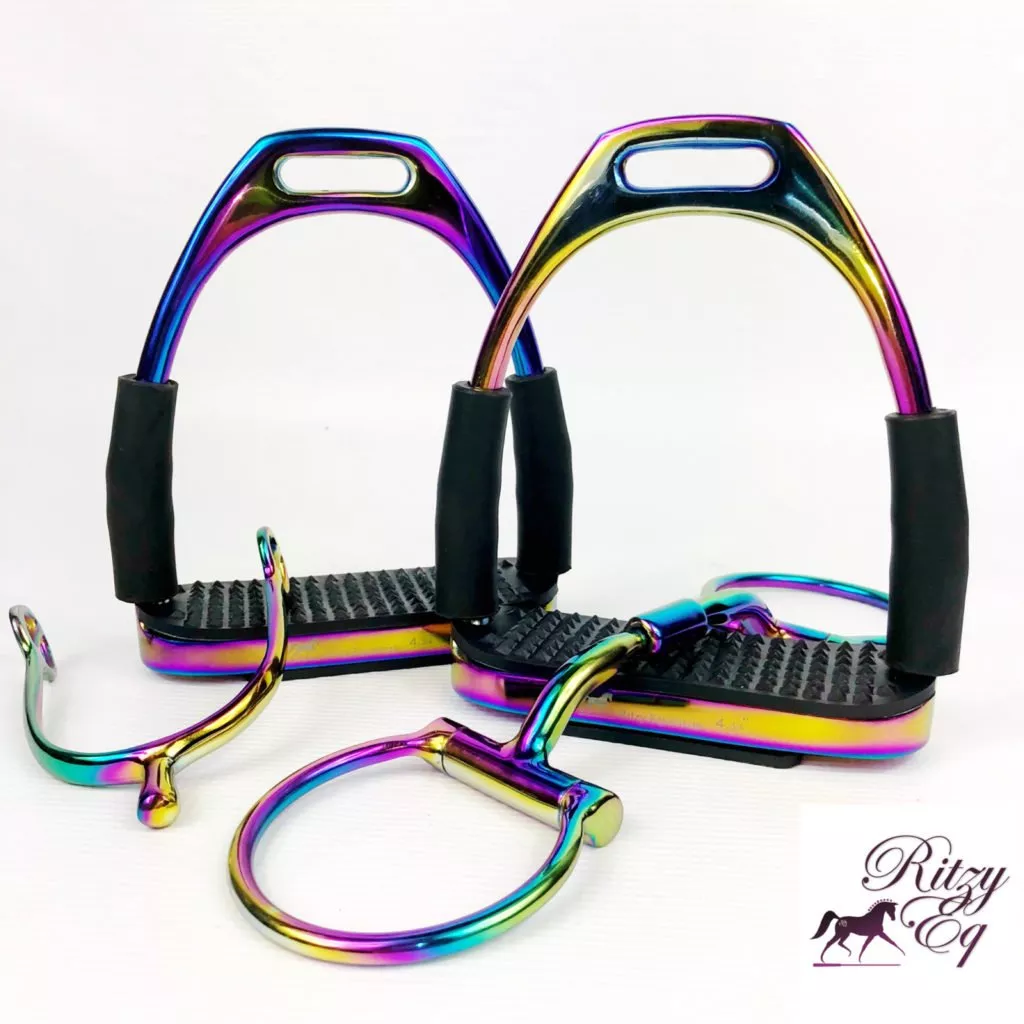 Ritzy EQ Rainbow Stirrup Irons