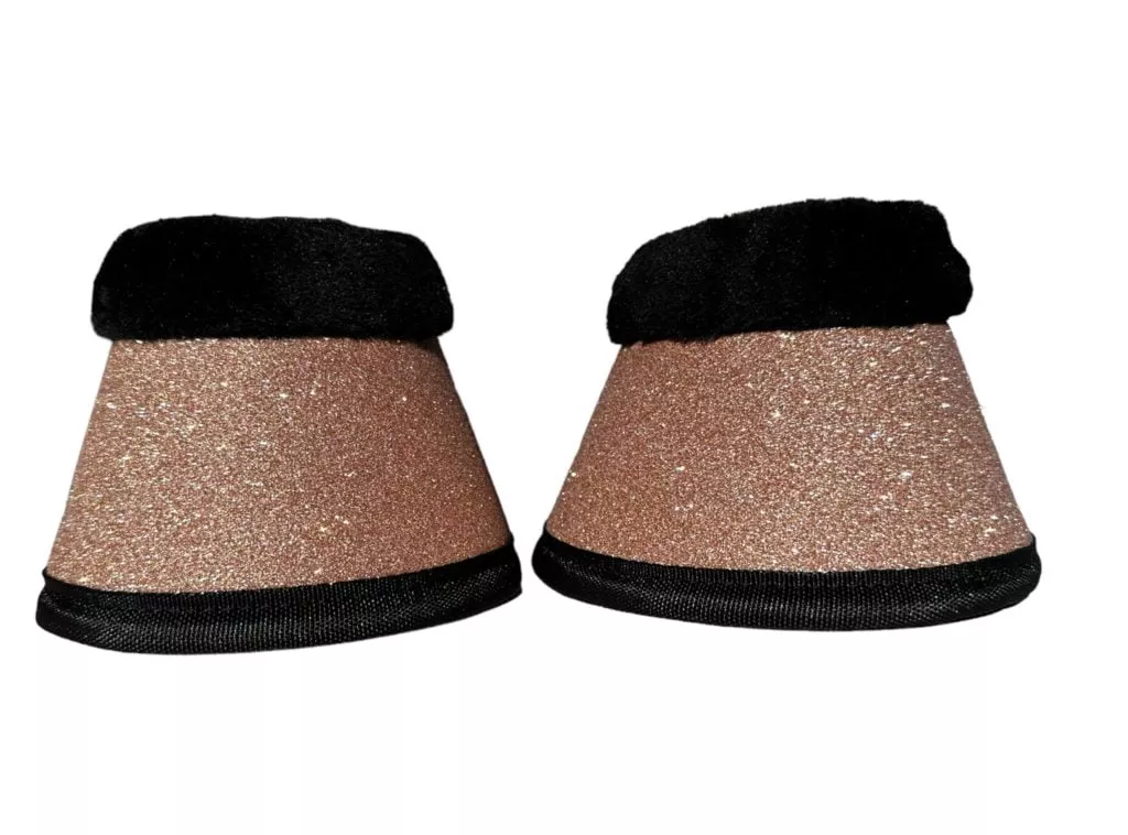 Ritzy EQ Rose Gold Glitter Bell Boots