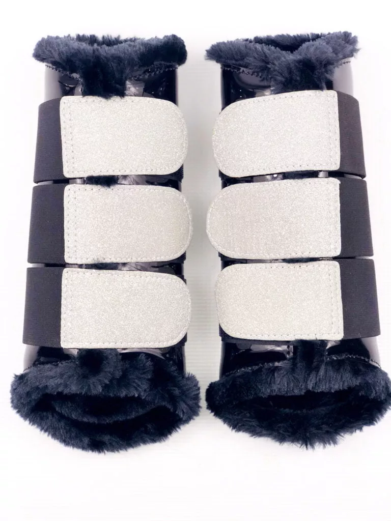 Ritzy Eq Silver Snazzy Protective Boots