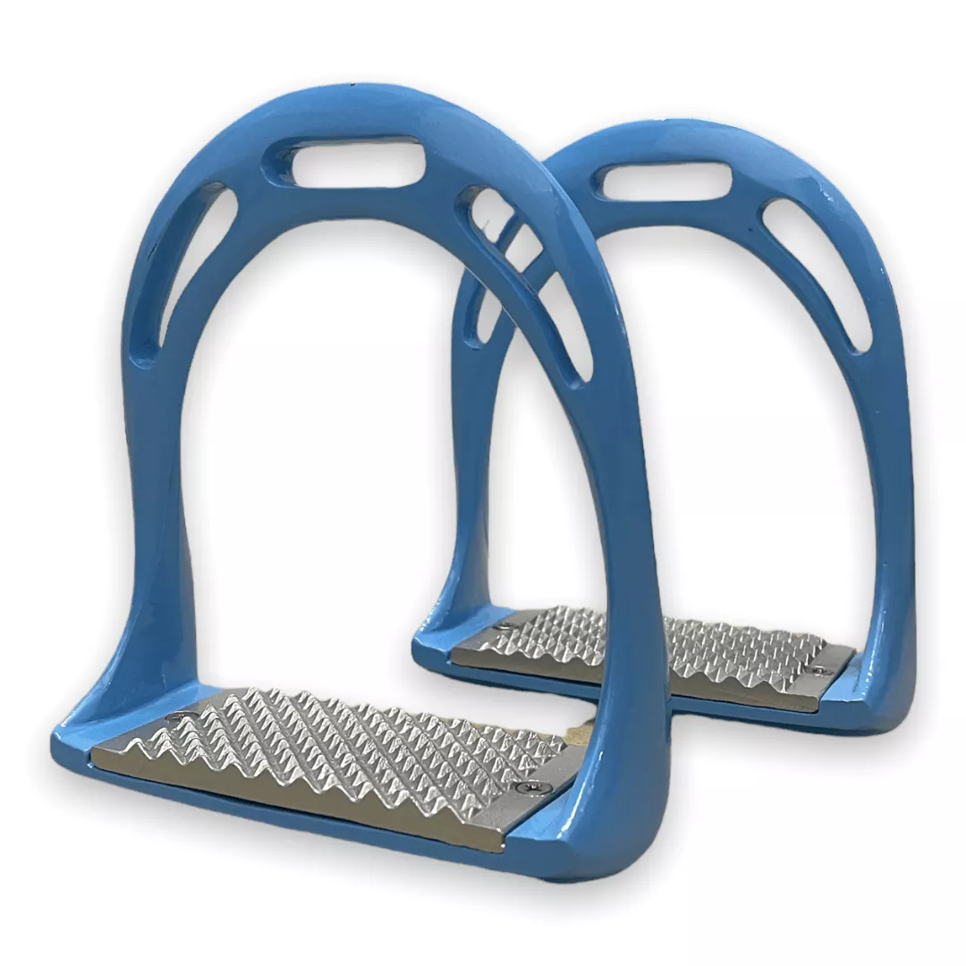 Ritzy EQ Stirrup Irons Light Blue