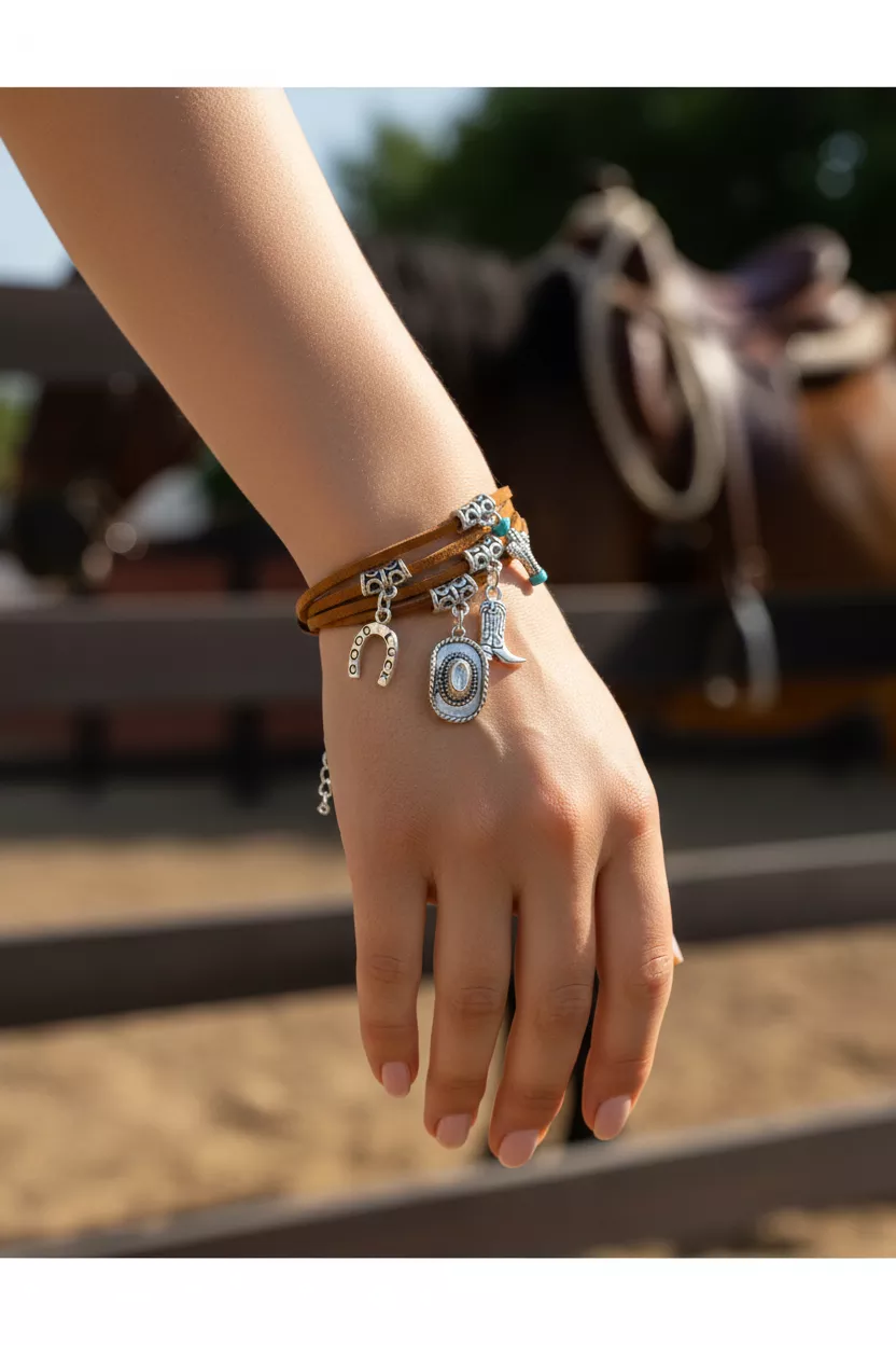 Ritzy EQ Western Charm Bracelet