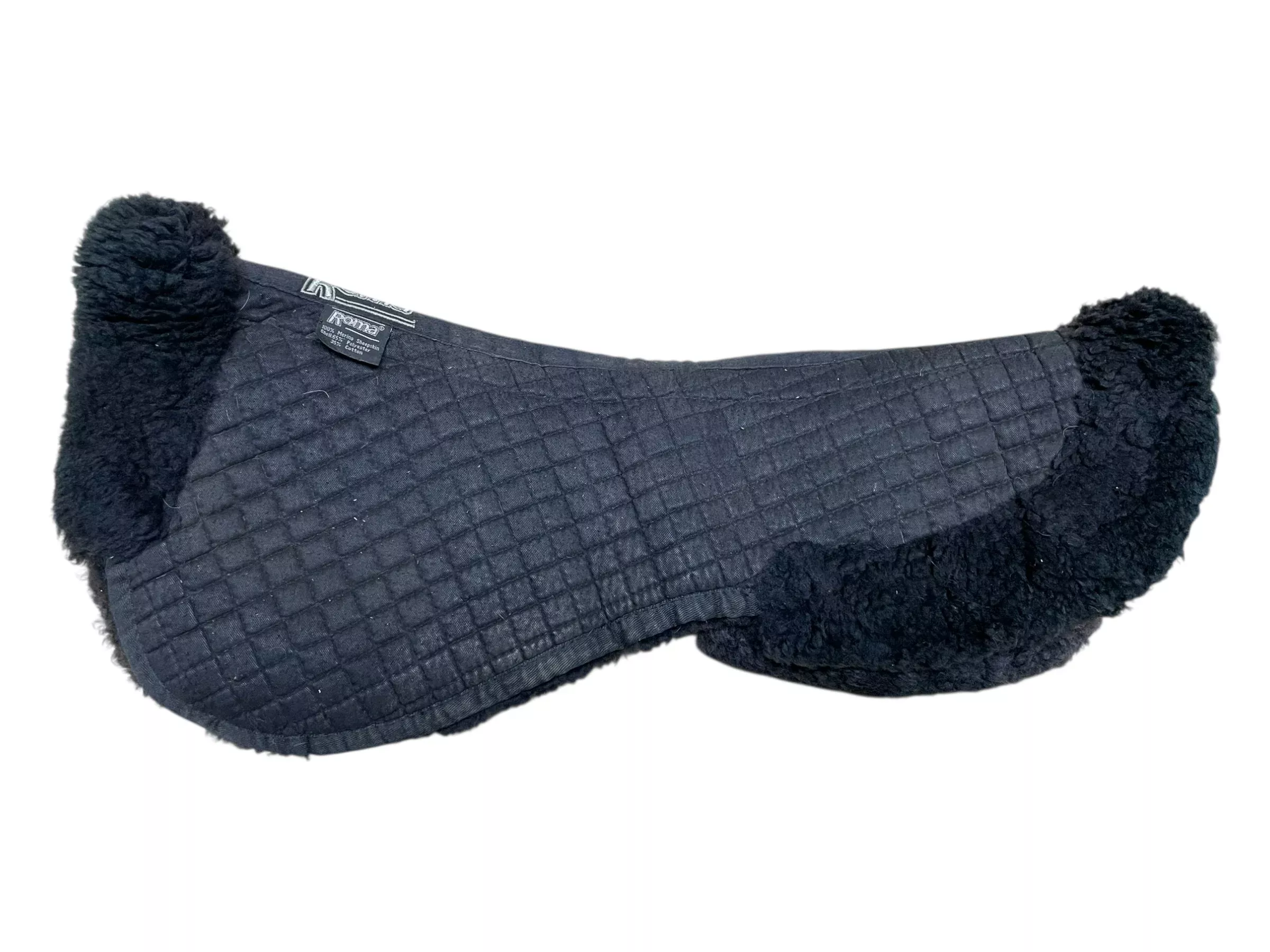 Roma Sheepskin Half Pad - Black - F/S - USED