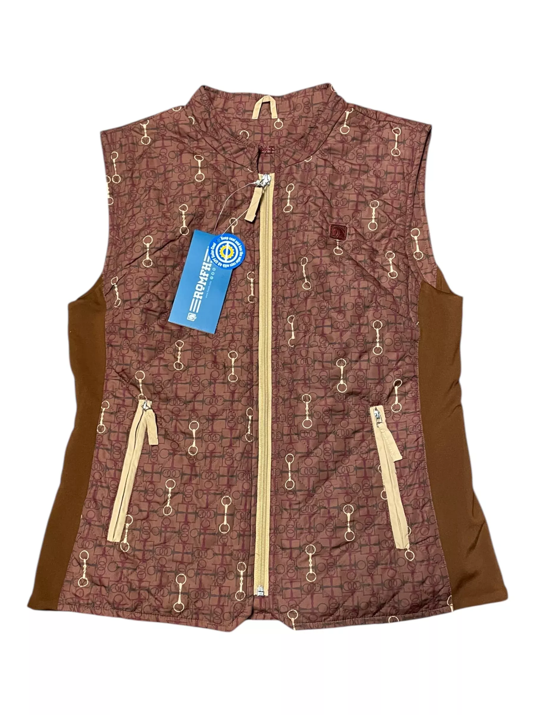 ROMFH Hampton Quilted Vest *NWT* - Cinnamon Bit - L - USED