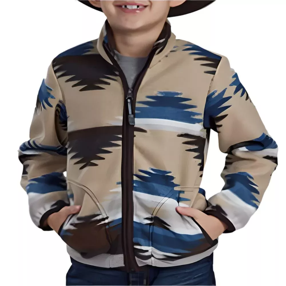 Roper Boy's Aztec Fleece Jacket