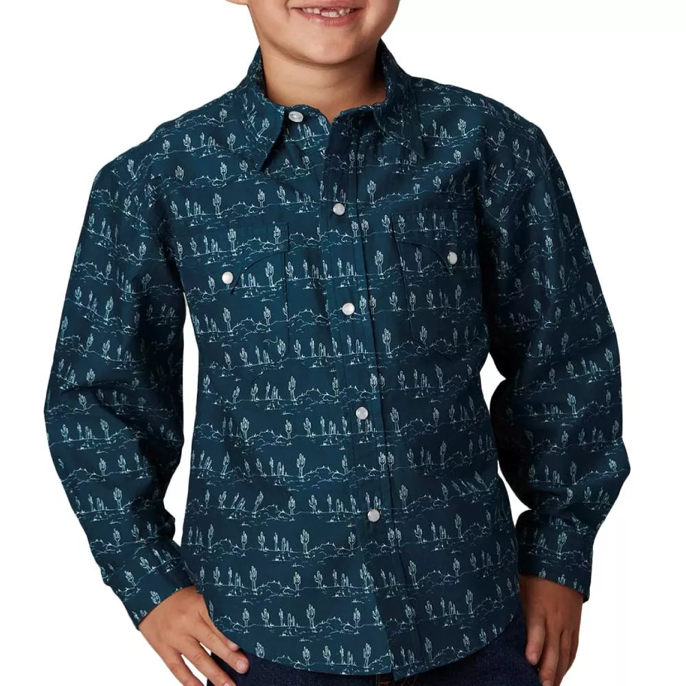 Roper Boy's Desert Stripe Shirt - FINAL SALE
