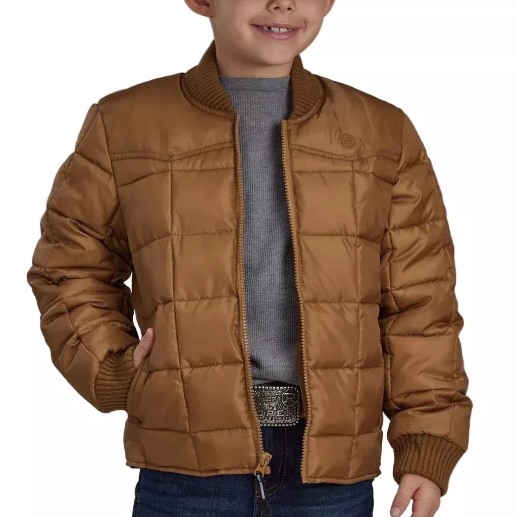 *Roper Boy's Poly Filled Quilted Jacket - FINAL SALE - XL