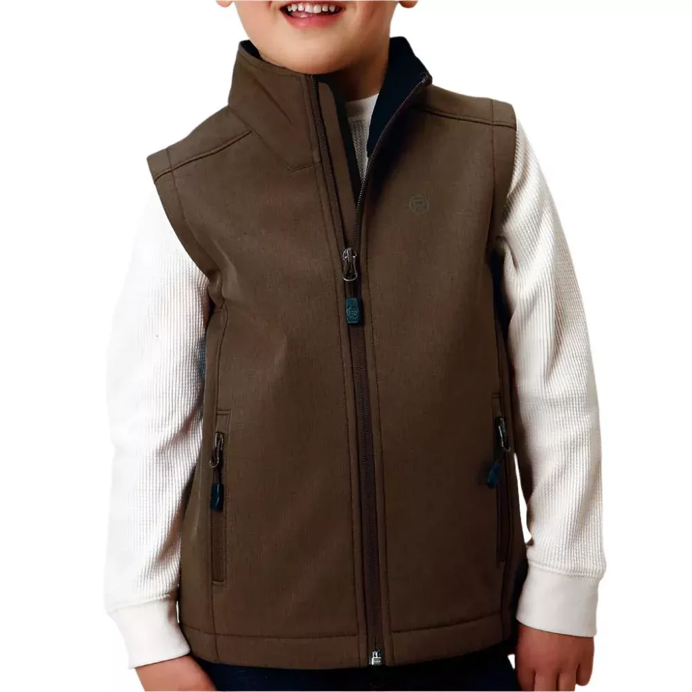 Roper Boy's Softshell Fleece Vest