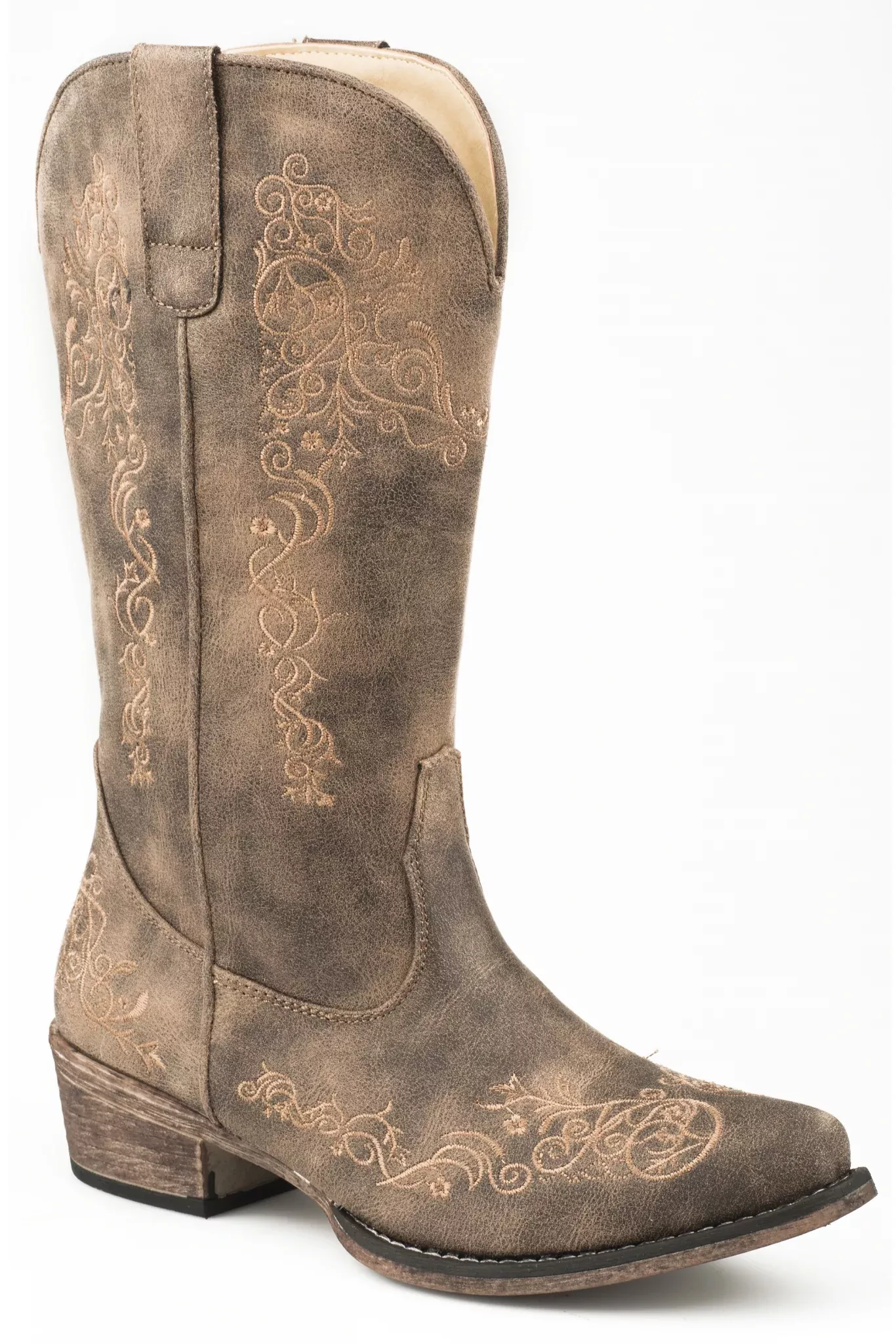 Roper Ladies Riley Scroll Western Boots