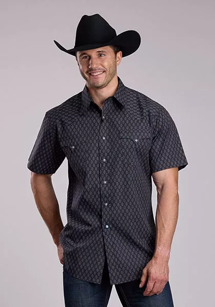Roper Mens Short Sleeve Performance Shirt