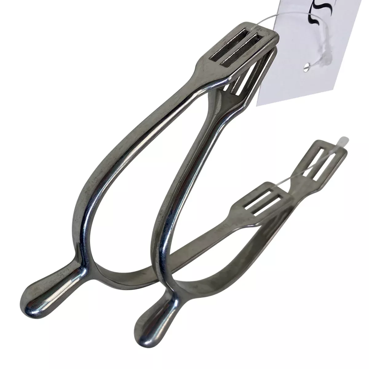 Rounded Knob End Spurs in Stainless Steel - 1"