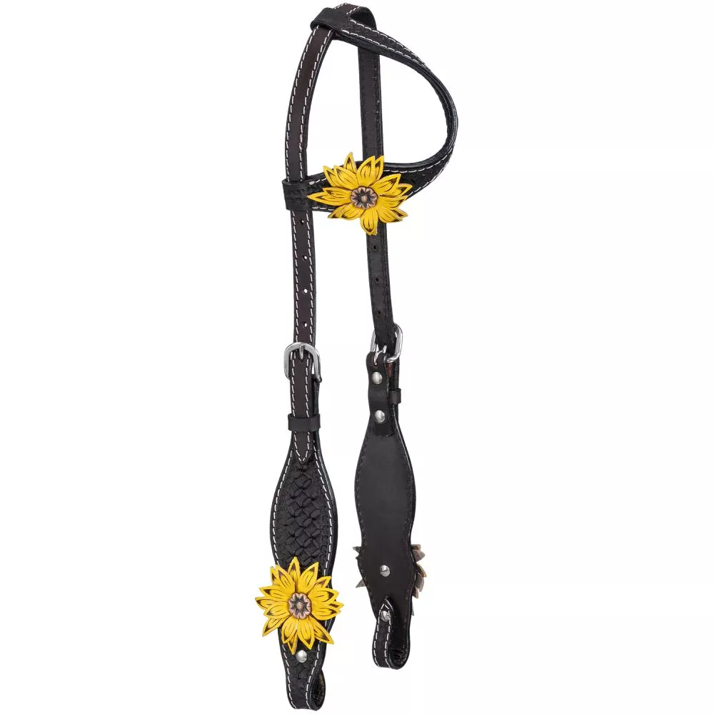 Royal King 3D Sunflower Single Ear Headstall
