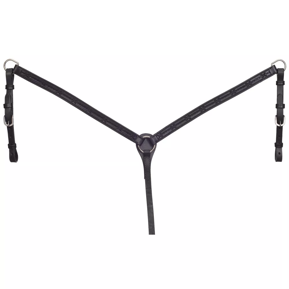 Royal King Barbed Wire Tooled Breastcollar