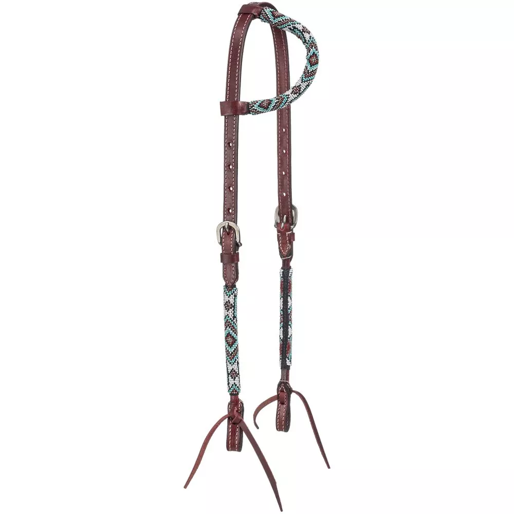 Royal King Dakota Beaded Single Ear Headstall