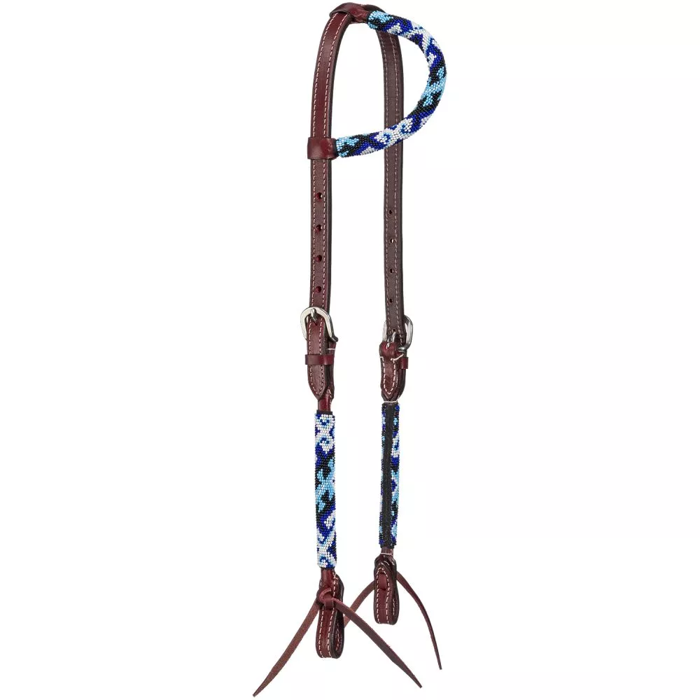 Royal King Montana Beaded Single Ear Headstall