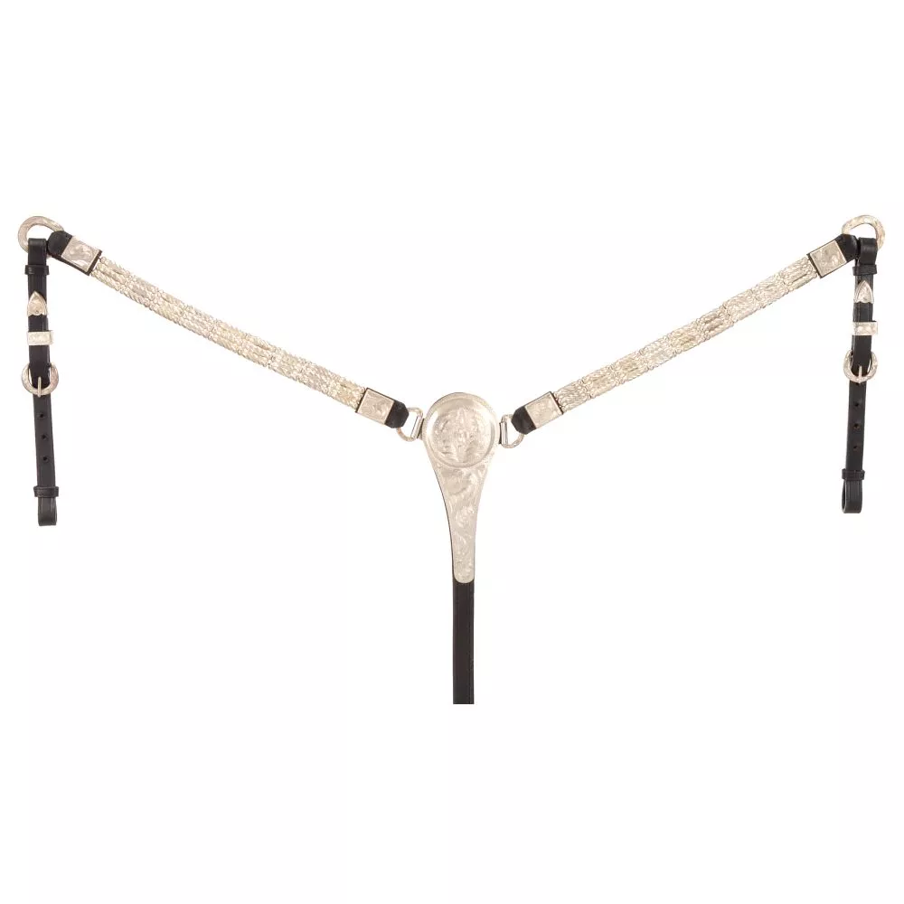 Royal King Show Breastcollar with Silver Ferrules