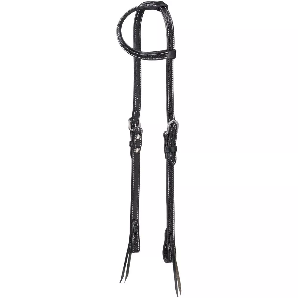Royal King Zig Zag Tooled Ear Headstall