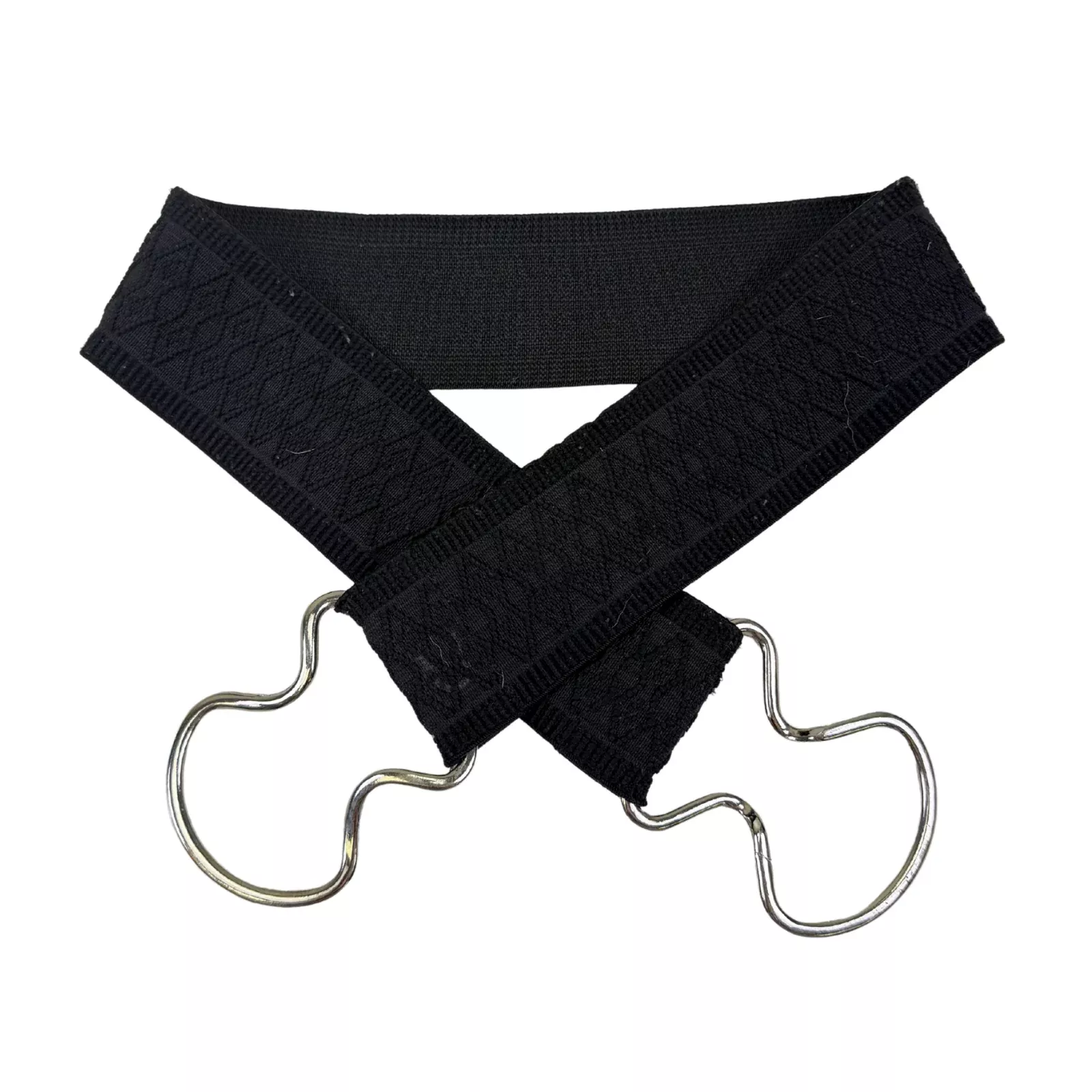 Ruespari Clasp Stretch Belt in Black - S/M