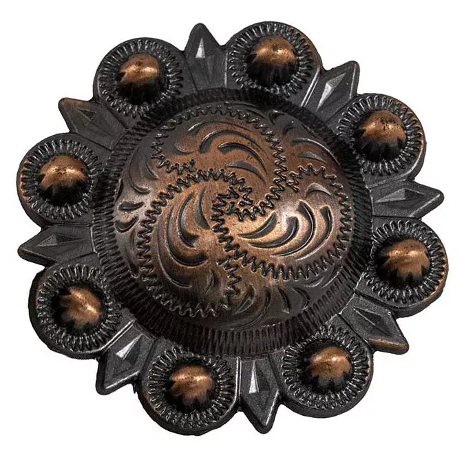 Rust Copper Berry Concho