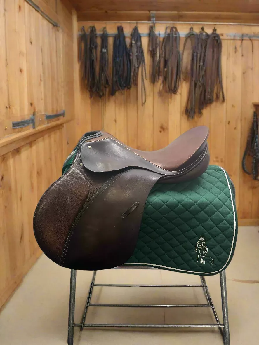 Saddle - English H/J 17" Passier & Sons cutback