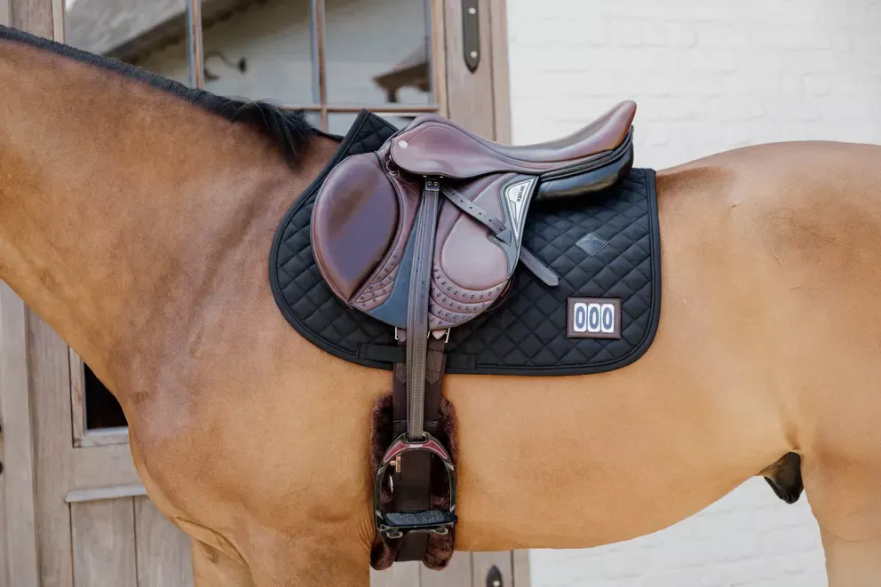 Saddle Pad Diamond Competition 2 Numbers Jumping