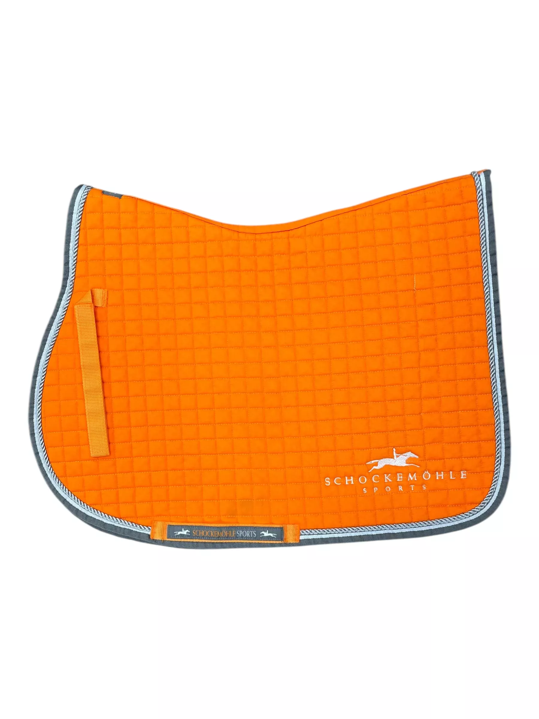 Schockemohle AP Pad - Orange/Grey & Silver Trim - F/S - USED