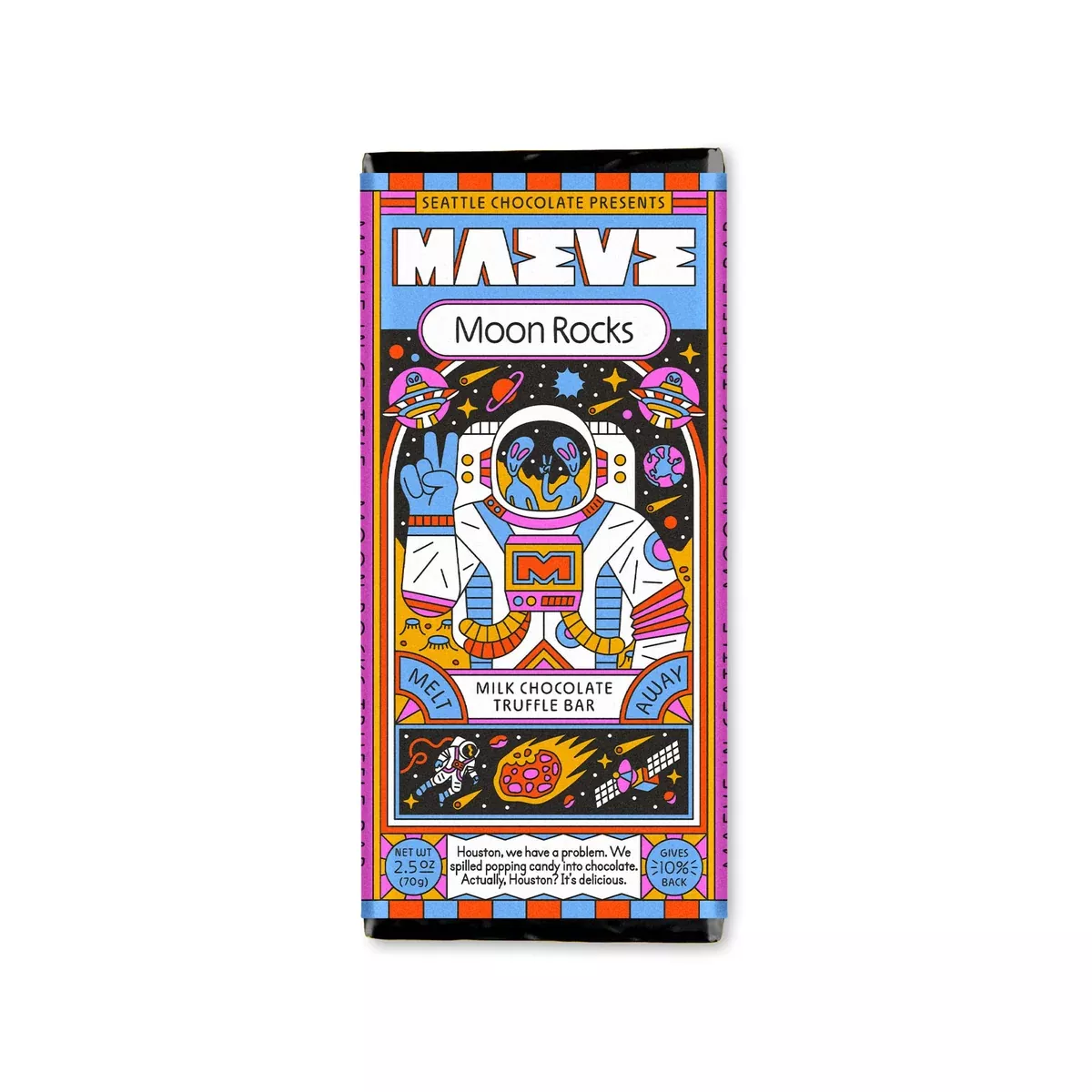 Seattle Chocolate Presents Maeve - Moon Rocks Truffle Bar