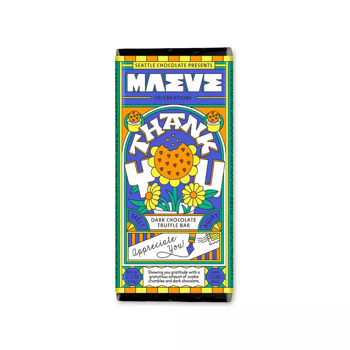 Seattle Chocolate Presents Maeve - Thank You Truffle Bar