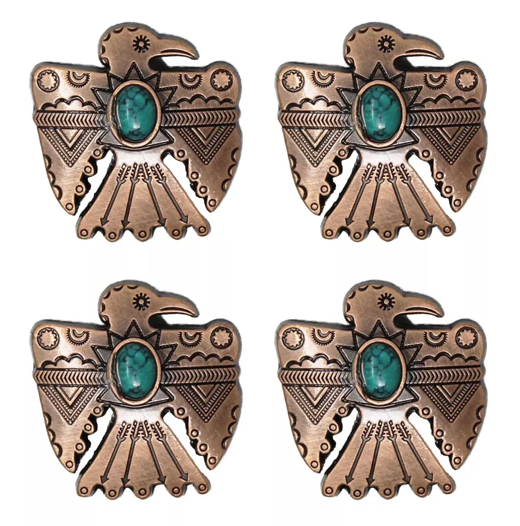 Set of 4 Screw Back Conchos Western SaddleCo607