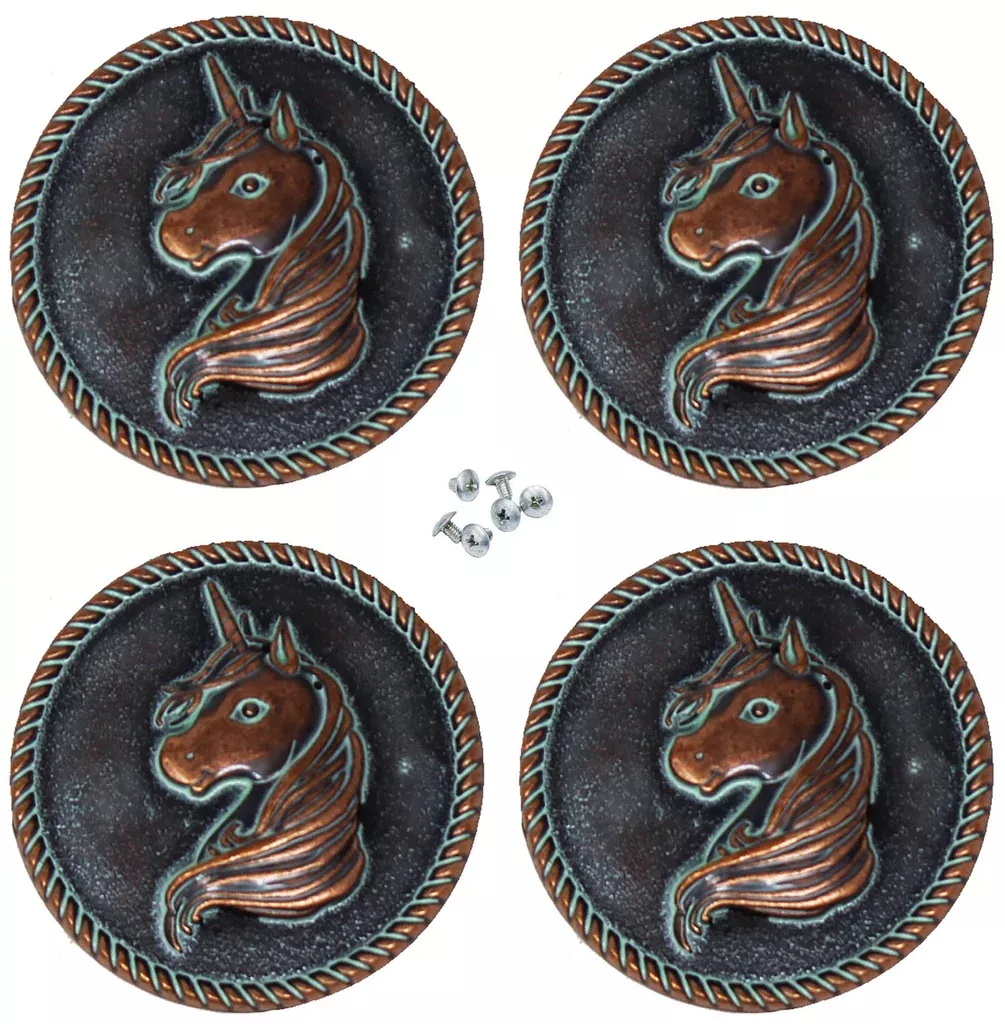 Set of 4 Screw Back Conchos Western SaddleCo623