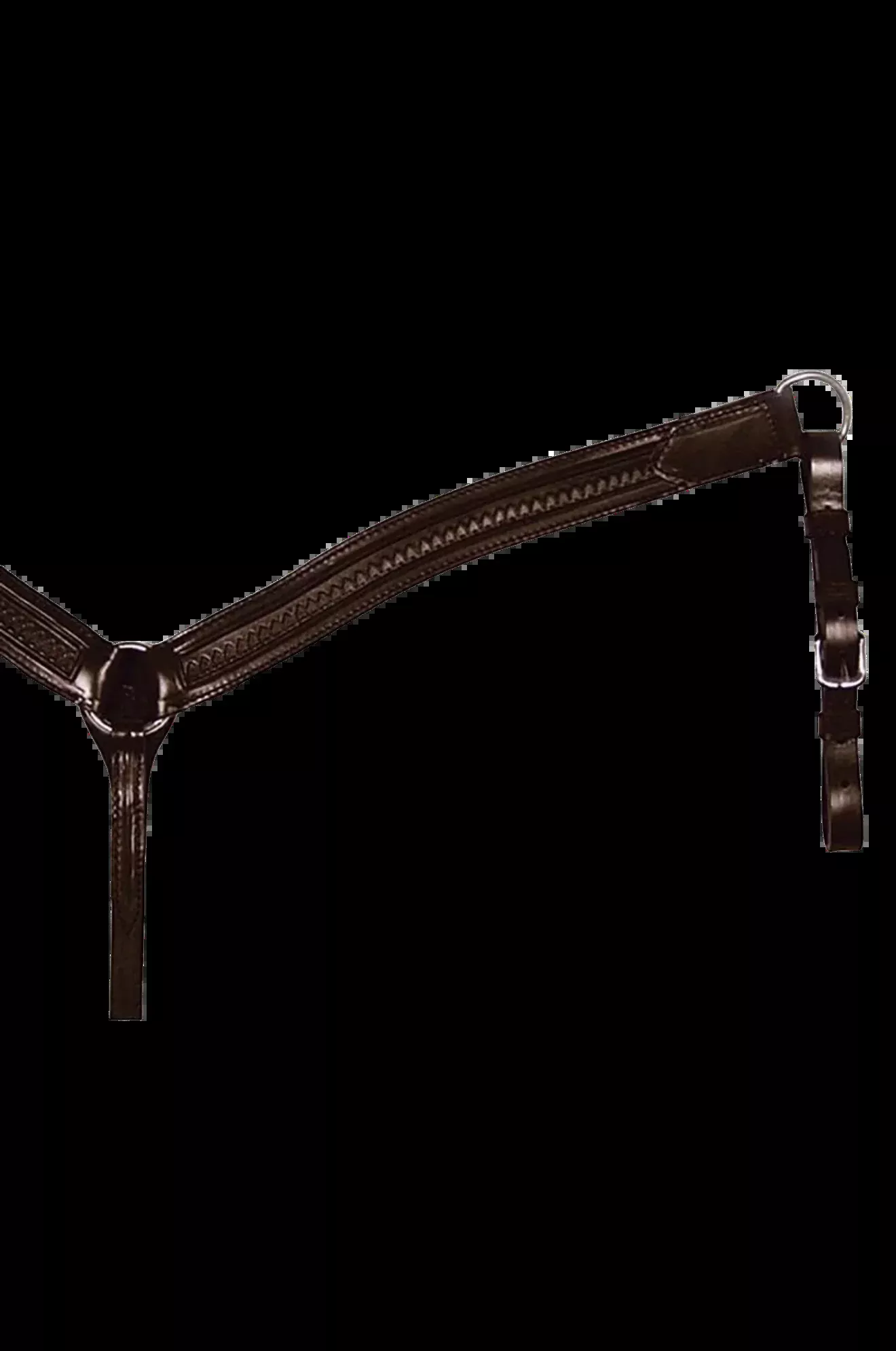 Shaped Shell Tooled Breast Collar