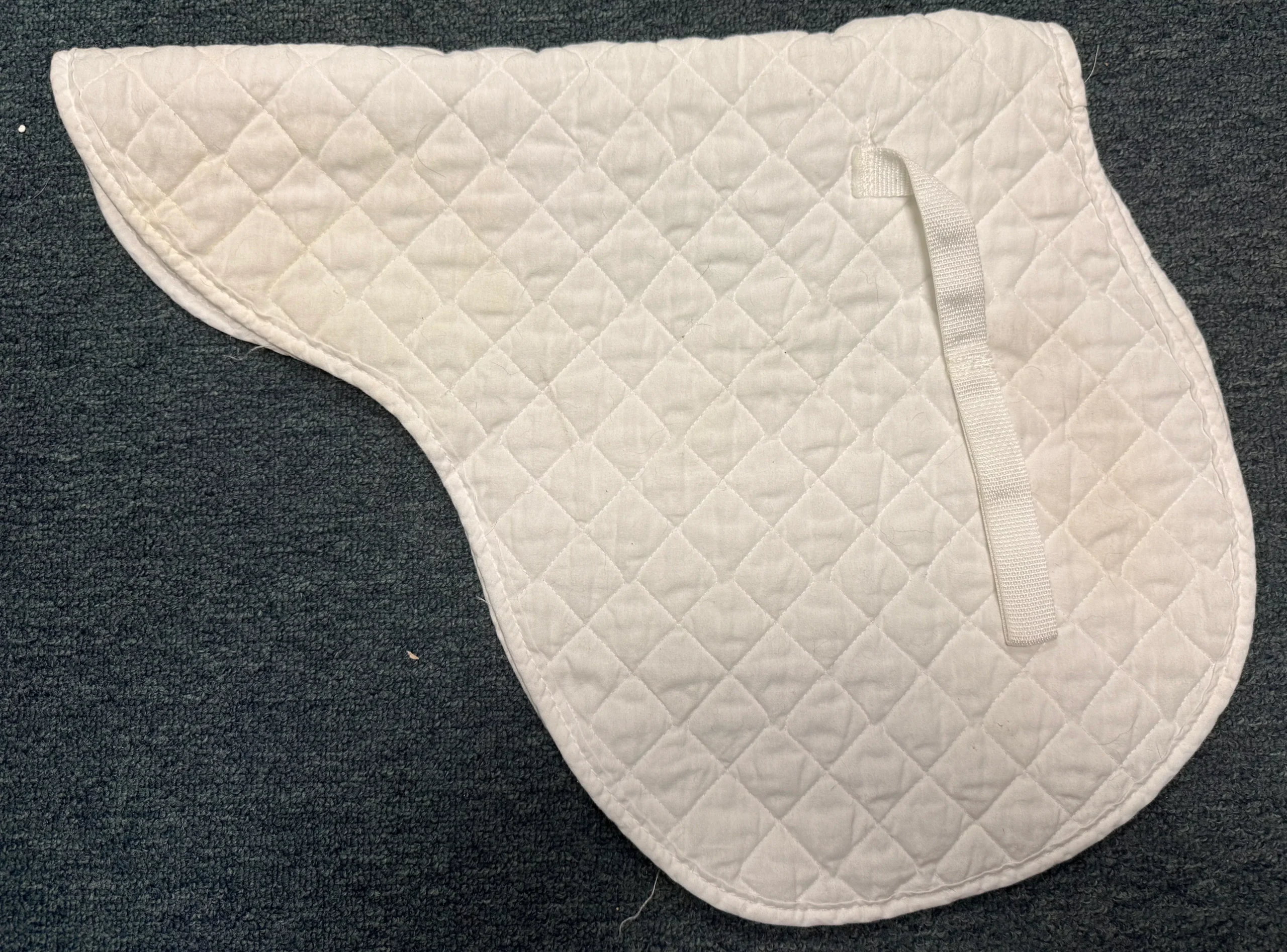 Shaped White Thin pads English Style 18" spine
