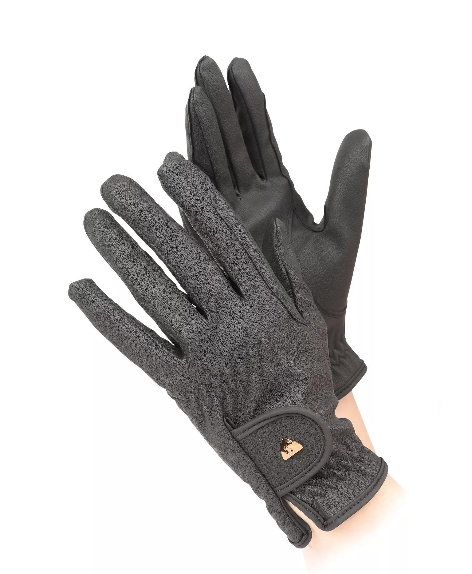 Shires Aubrion Kids PU Riding Gloves