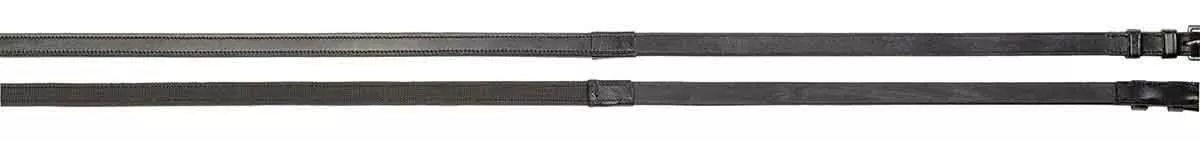 Shires Avignon Flat Leather Rubber Backed Rein