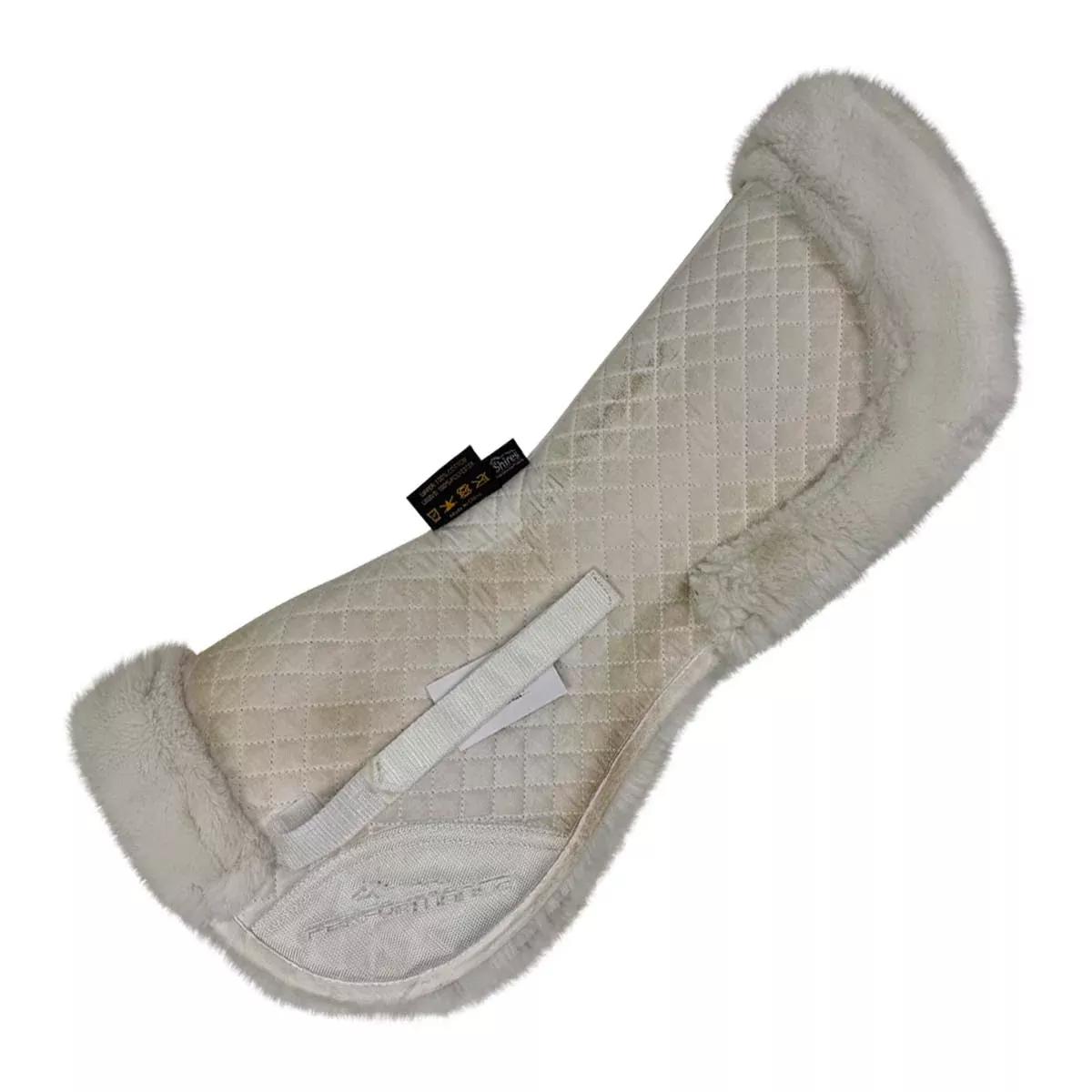 Shires Performance Half Pad in White - 17"-18"
