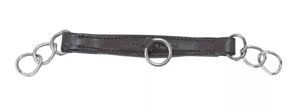 Shires Velociti Leather Curb Chain